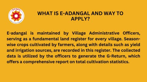 E-adangal crop registration through online in Tamil Nadu.