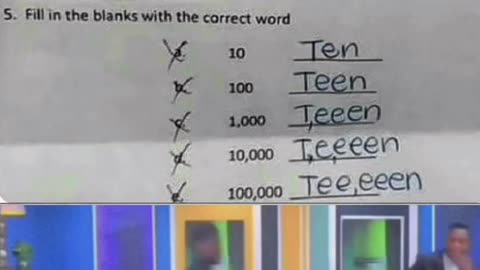 Why ten is incorrect