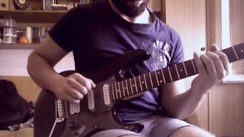 Vladko Simonovski - Improvisation over Satriani style backing track