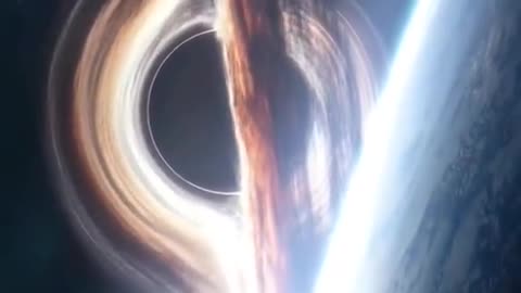 Black Hole view from space