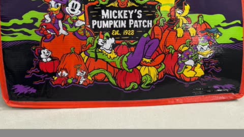 Disney Parks Mickey Pumpkin Patch Happy Halloween Non Woven Tote Bag #shorts