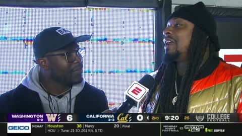 Marshawn Lynch drops a F-bomb on live TV