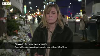 South Korea Halloween crush investigators raid offices in search for answers - BBC News