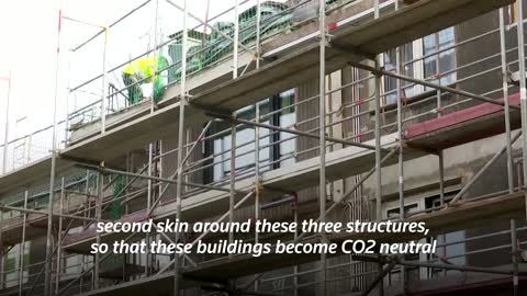 German homes get 'second skin' to help energy costs