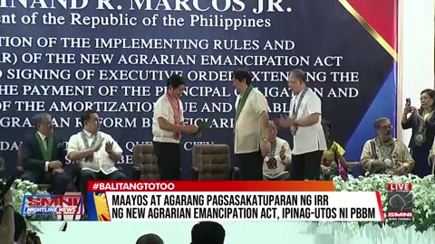 IRR ng New Agrarian Emancipation Act, iprinisenta kay PBBM