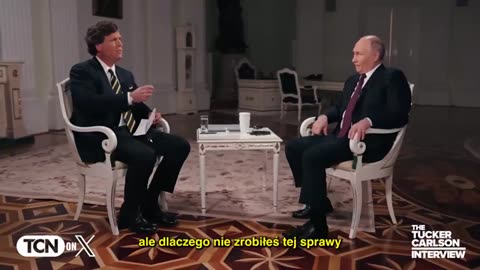 Cały wywiad prezydenta Rosji Władymira Putina udzielony amerykańskiemu Tuckerowi Carlsonowi
