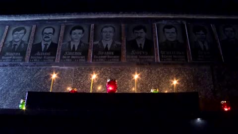 Night vigil marks Ukraine's 1986 Chornobyl disaster