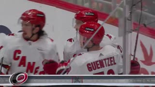 Guentzel Assists Aho! Canes' New Star Continues Hot Streak