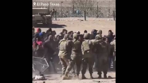 🚨BREAKING: Erupting as Hundreds of Illegal Migrants Attempt to Storm the Border Wall EIPaso | Texas