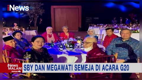 SBY dan Megawati DUduk Satu Meja dalam Rangkaian Acara G20 di Bali