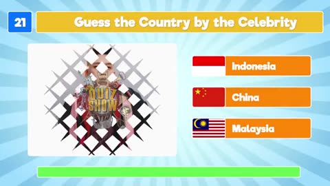 Guess the country by the celebrity | Lets play this game