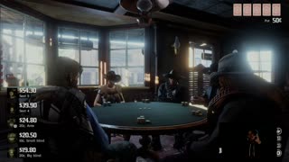 Playing at the high rollers table in Red Dead Redemption 2!