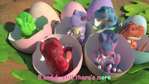 Ten Little Dinos | CoComelon Nursery Rhymes & Kids Songs