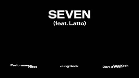 Jungkook seven mv for latto