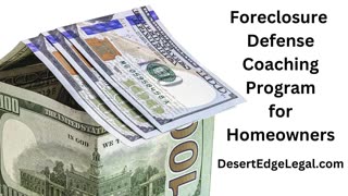 Foreclosure Defense Coaching for Homeowners