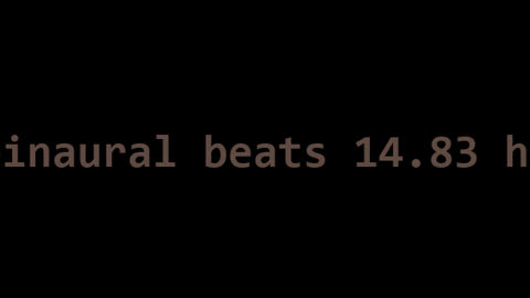 binaural beats 14.83 hz