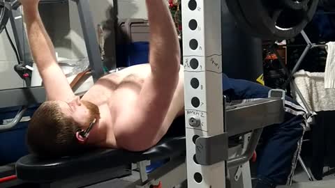 255 bench * 3 reps