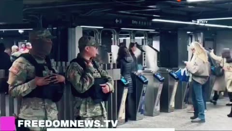 National Guard in NYC Subways!