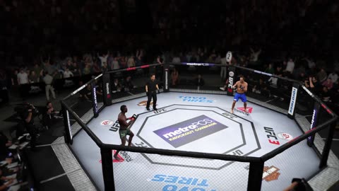 PS4 bot Uriah Hall vs user Royce Gracie