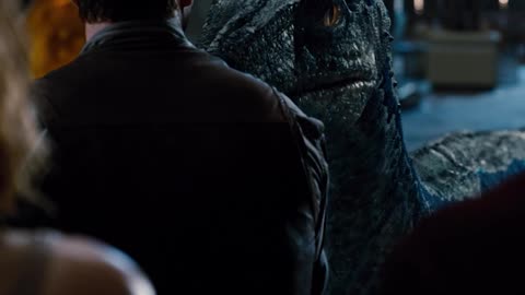 The best raptor scenes of Jurassic World (Blue )