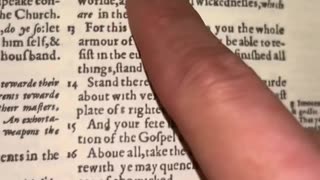 King James Version Bible versus Geneva Bible 1560