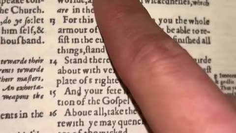 King James Version Bible versus Geneva Bible 1560