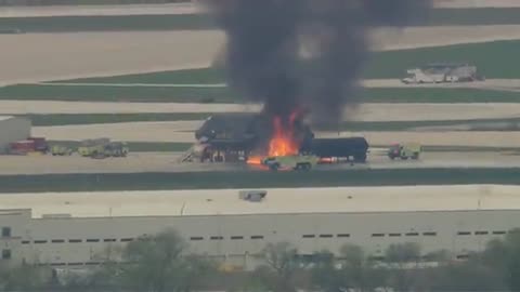 Chicago: A look at firefighter training at O’Hare airport.