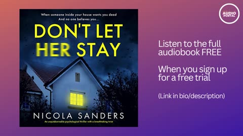 Don't Let Her Stay Audiobook Nicola Sanders