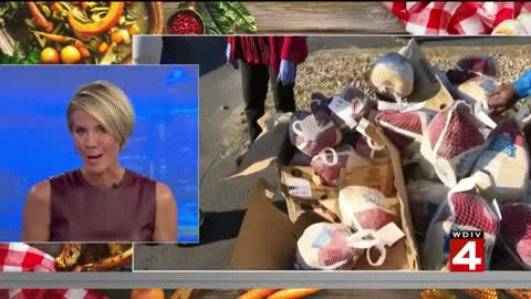 2 prominent Detroit organizations team up for massive turkey giveaway