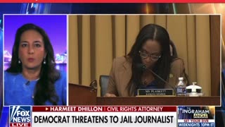 A Democrat Threatens to Jail Journalist