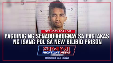 LIVE: Pagdininig ng senado kaugnay sa pagtakas ng isang PDL sa New Bilibid Prison