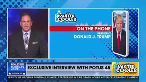 President Donald Trump Interview with The Water Cooler! January 16, 2023