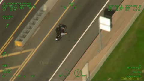 Helicopter footage shows Concord motorcyclist leading police on Highway 4 chase