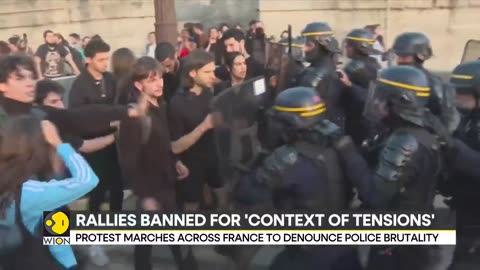 Protests against police violence in France persist; Trump links unrest to migration