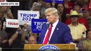 President Donald Trump gets emotional during speech!