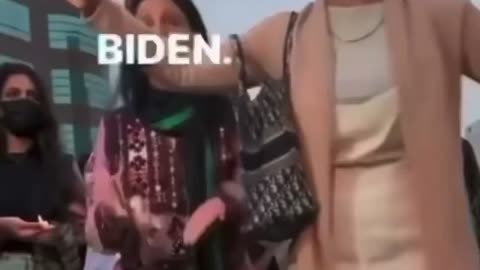 Afghan women screaming