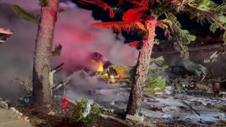 Clearwater, Florida: "several" people have died after a small plane crashed into a mobile home park