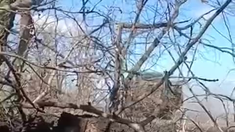 The moment the ATGM missile hit the Ukrainian BTR-4E