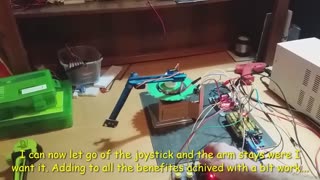 3 Axle arm robot contro with Arduíno Mega. 2nd Parte
