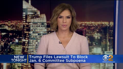 Trump files lawsuit to block Jan. 6 committee subpoena