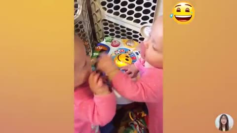 TOP Trending Baby Video: Funniest Twin Baby EVER!! 5-Minute Fails