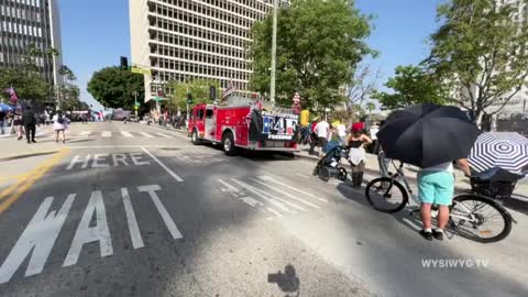 The People's Convoy - At Defeat the Mandates Rally Los Angeles Part 2 - 4/10/2022
