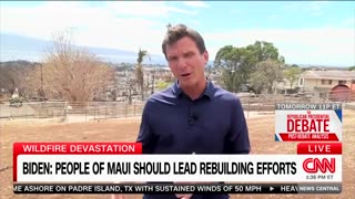 CNN Climate Correspondent Gives Lopsided Account Of Biden's Reception In Hawaii