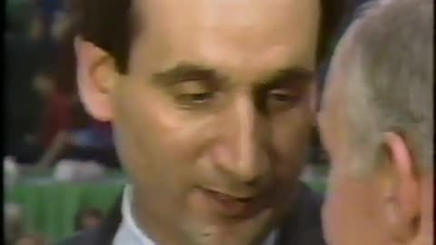 March 29, 1986 - Duke's Mike Krzyzewski After Defeating Kansas