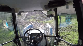 Farm Life Putting out hay