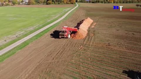 Modern Agriculture Harvest Technology, Agricultural Machines From The Future, Harvesting Robot