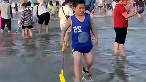 Meanwhile on a beach in China... why would anyone go there?