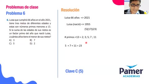 PAMER SEMESTRAL ESCOLAR 2022 | Semana 06 | Aritmética