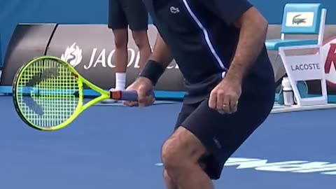 Mansour bahrami has the ultimate tennis hack