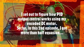 Building a PID formula for my encoded DC motor. Arduino.